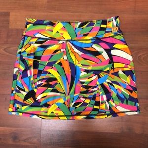Vibrant colorful Loudmouth skort